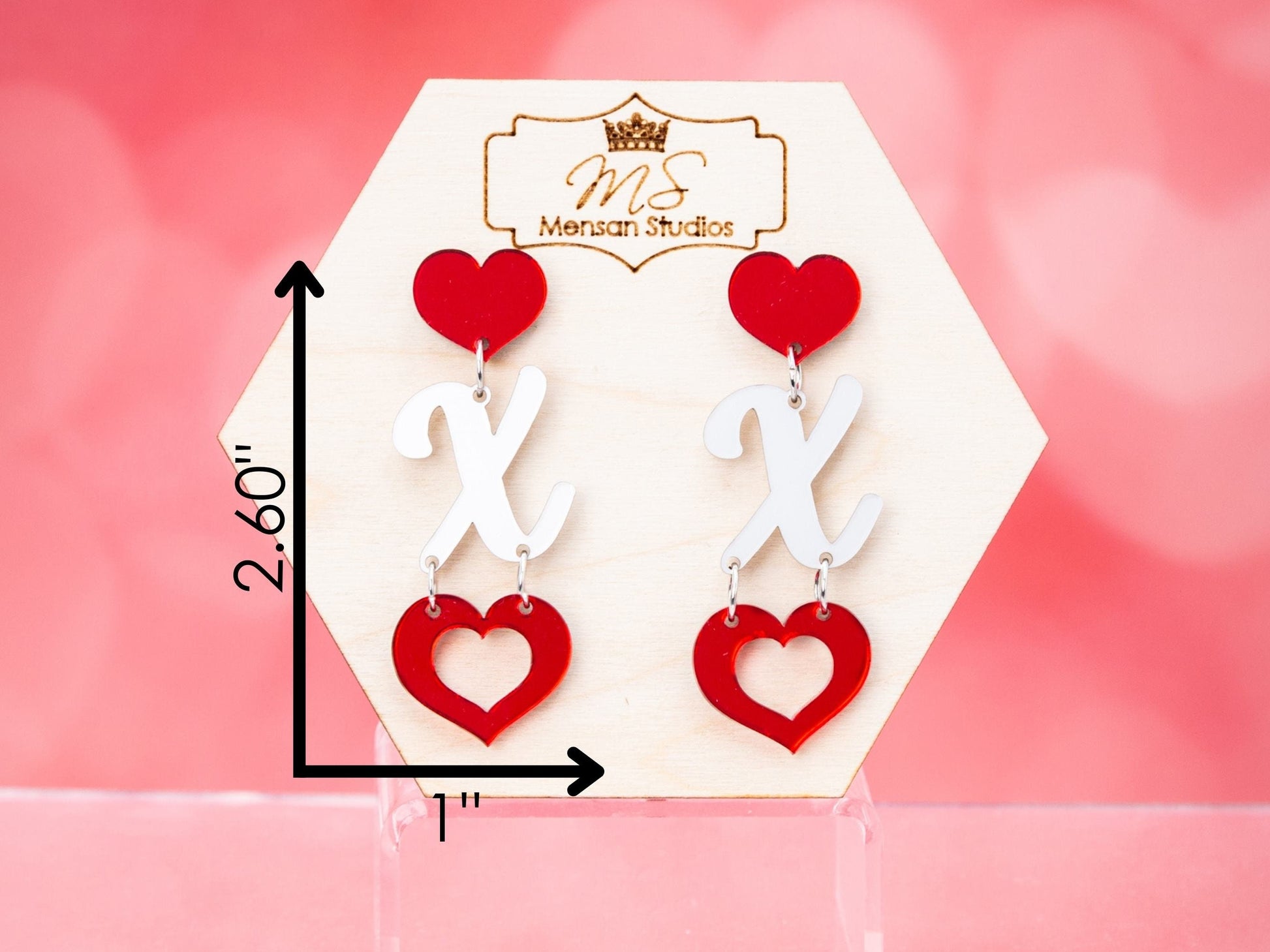 XL Valentine Earring SVG Bundle, Laser Cut File, Valentine Earrings, Valentine Earrings, Heart Earring Svg, Earrings SvG, Valentine Gift
