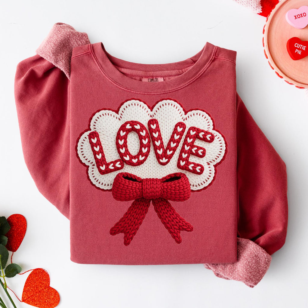 Valentines Love PNG, Love Crochet Valentines Png, Crochet Valentines Shirt Png, Trendy Valentines Day Png, (Digital Download), Crochet PNG