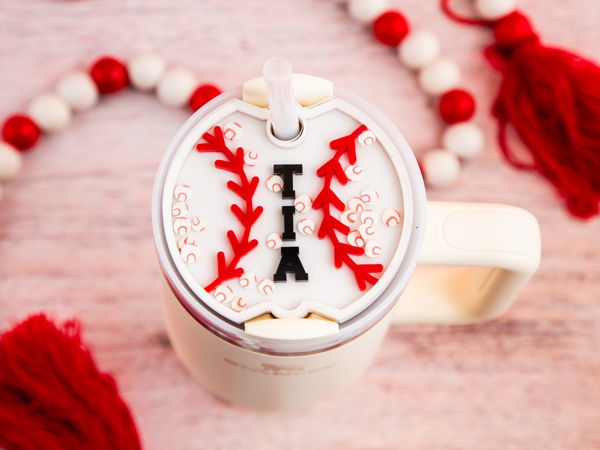 Baseball, 40 oz Stanley Quencher H2.0 Tumbler Shaker Bundle, DIGITAL DOWNLOAD - SVG Cut File Bundle. Tag for Stanley Lid, Cup Accessories