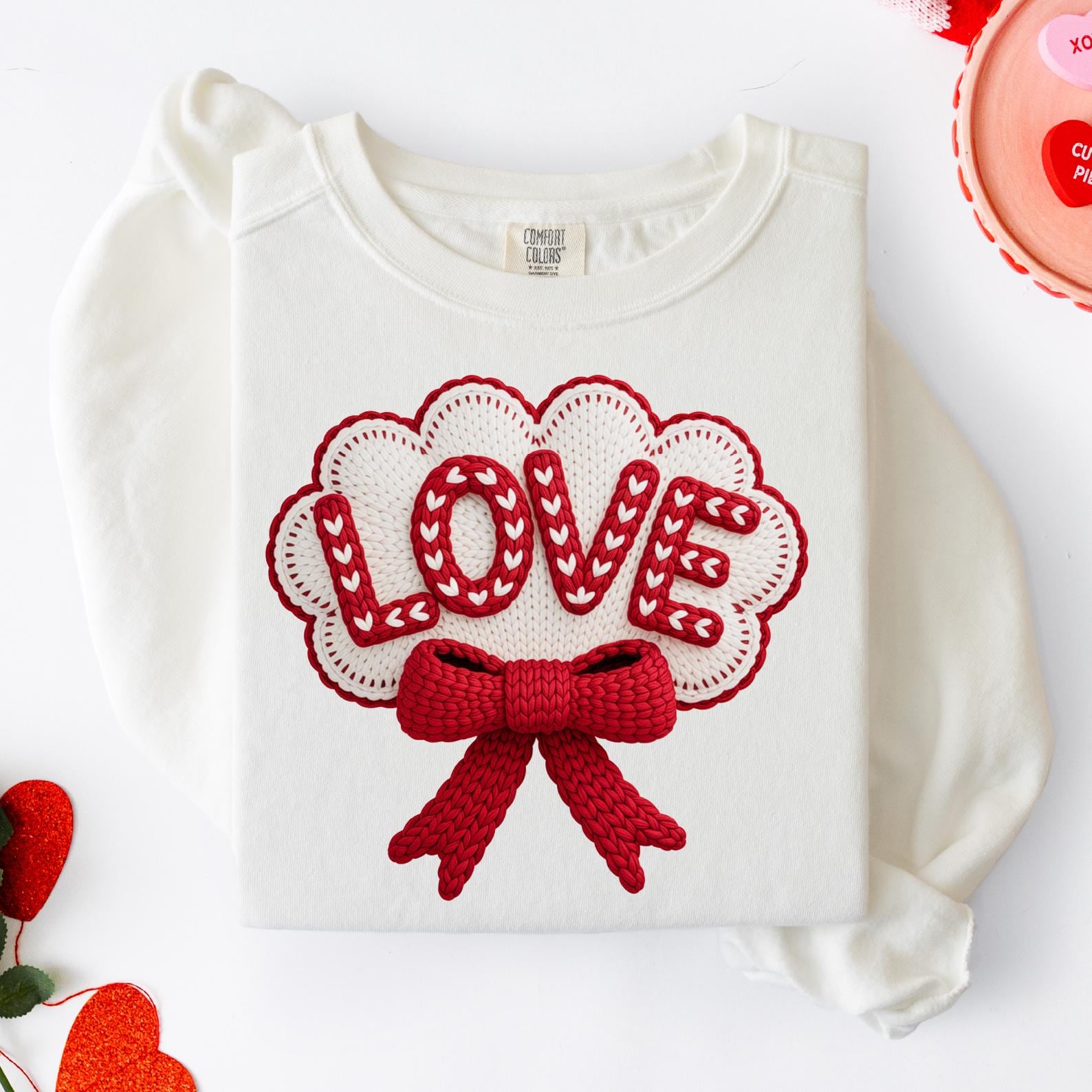 Valentines Love PNG, Love Crochet Valentines Png, Crochet Valentines Shirt Png, Trendy Valentines Day Png, (Digital Download), Crochet PNG