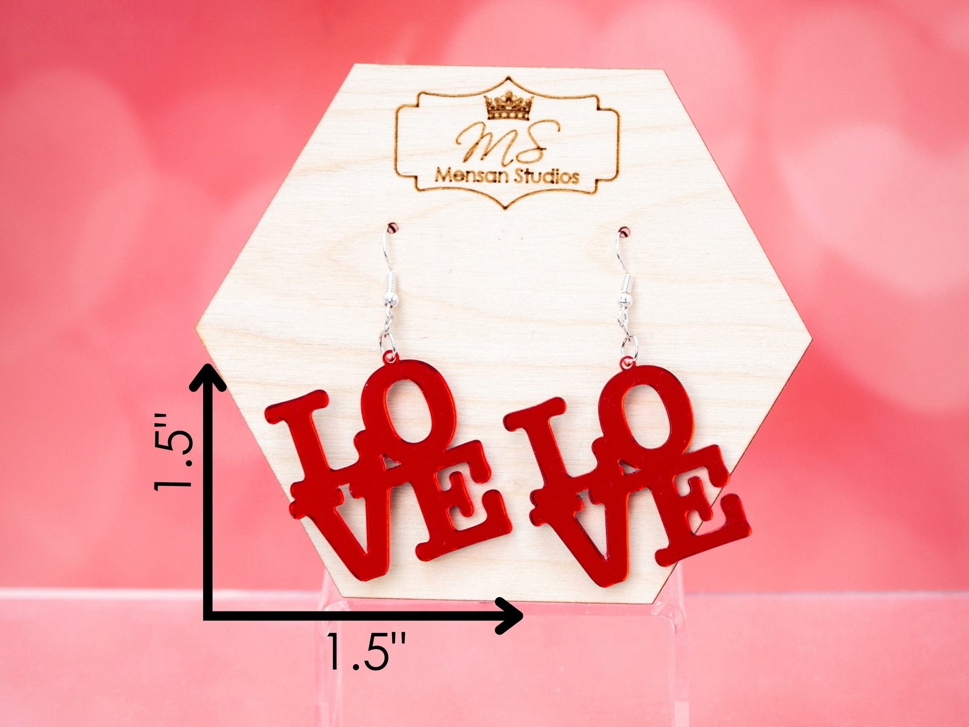 XL Valentine Earring SVG Bundle, Laser Cut File, Valentine Earrings, Valentine Earrings, Heart Earring Svg, Earrings SvG, Valentine Gift