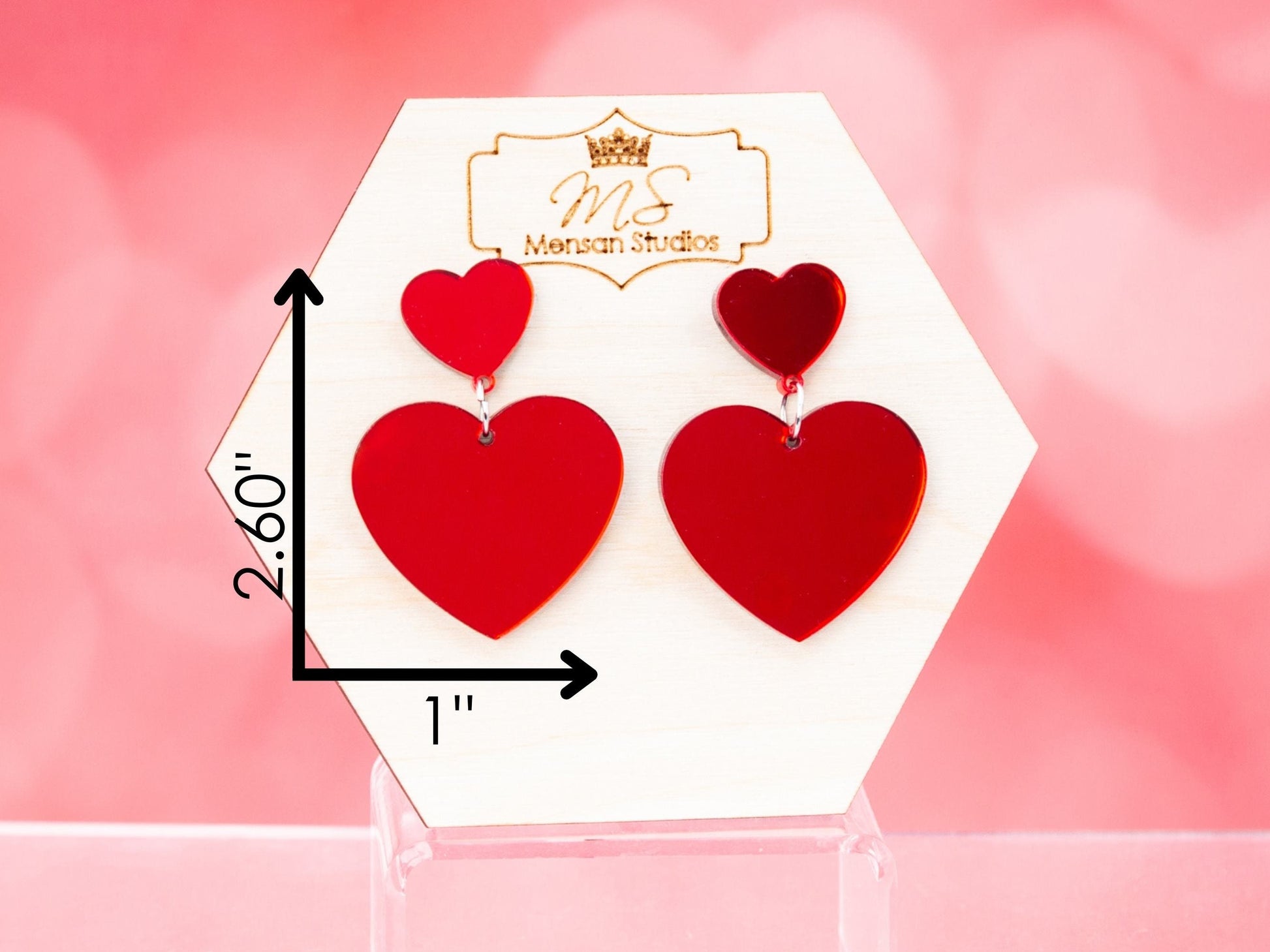 XL Valentine Earring SVG Bundle, Laser Cut File, Valentine Earrings, Valentine Earrings, Heart Earring Svg, Earrings SvG, Valentine Gift