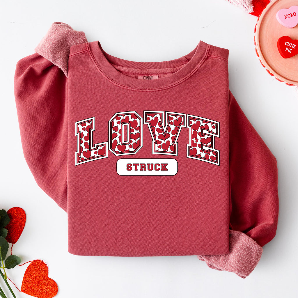 Valentines Love PNG, Love Struck Valentines Png, Preppy Heart Valentines Shirt Png, Trendy Valentines Day Png, (Digital Download)