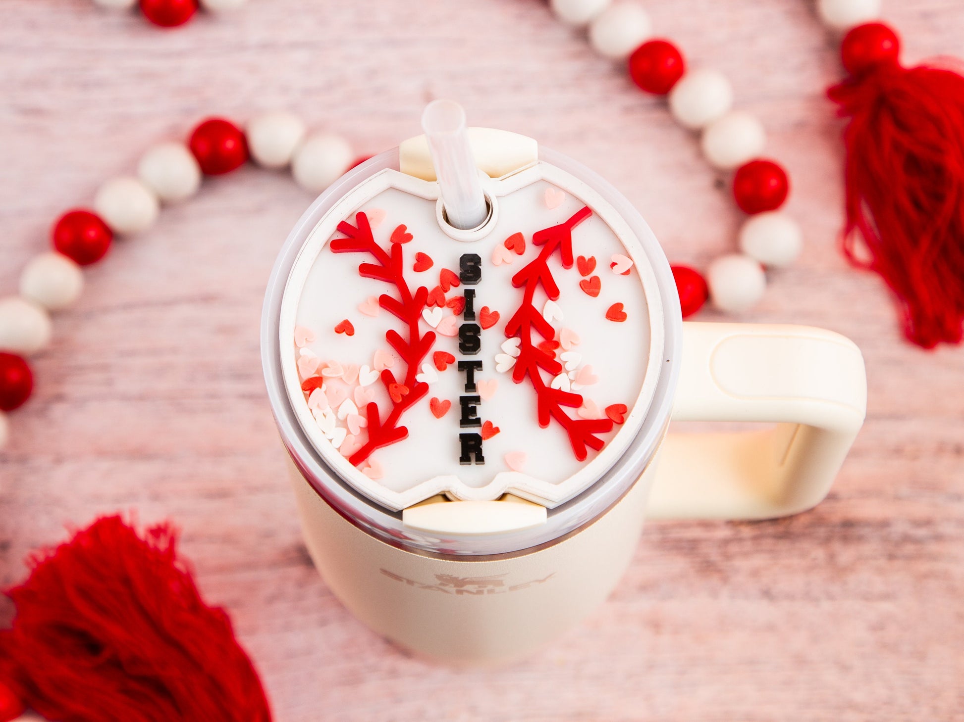 Baseball, 40 oz Stanley Quencher H2.0 Tumbler Shaker Bundle, DIGITAL DOWNLOAD - SVG Cut File Bundle. Tag for Stanley Lid, Cup Accessories