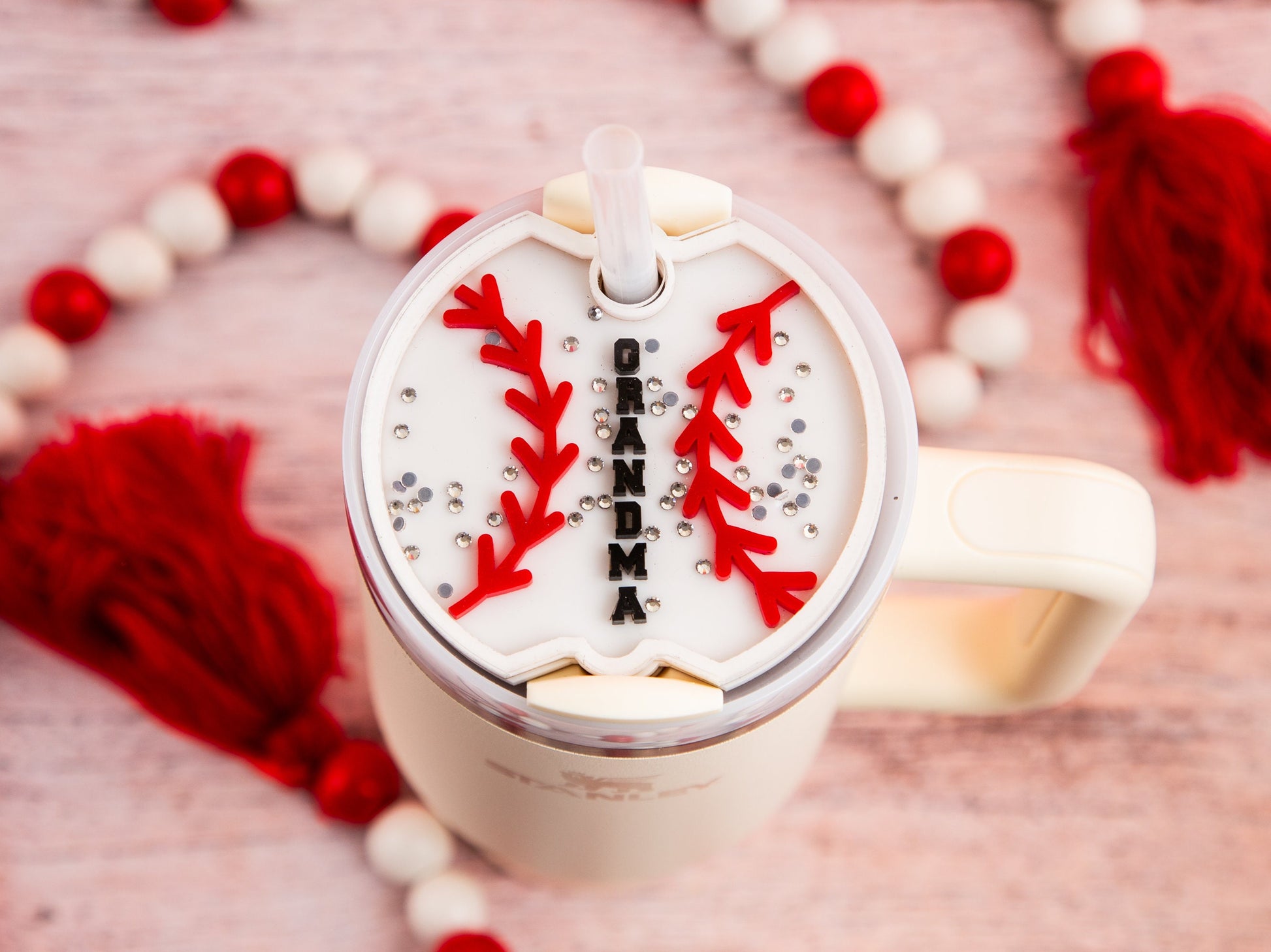 Baseball, 40 oz Stanley Quencher H2.0 Tumbler Shaker Bundle, DIGITAL DOWNLOAD - SVG Cut File Bundle. Tag for Stanley Lid, Cup Accessories